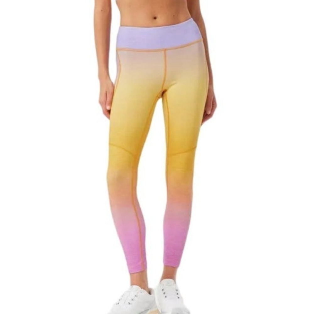 OUTDOOR VOICES Women's Techsweat 7/8 Leggings Multi Color Ombre